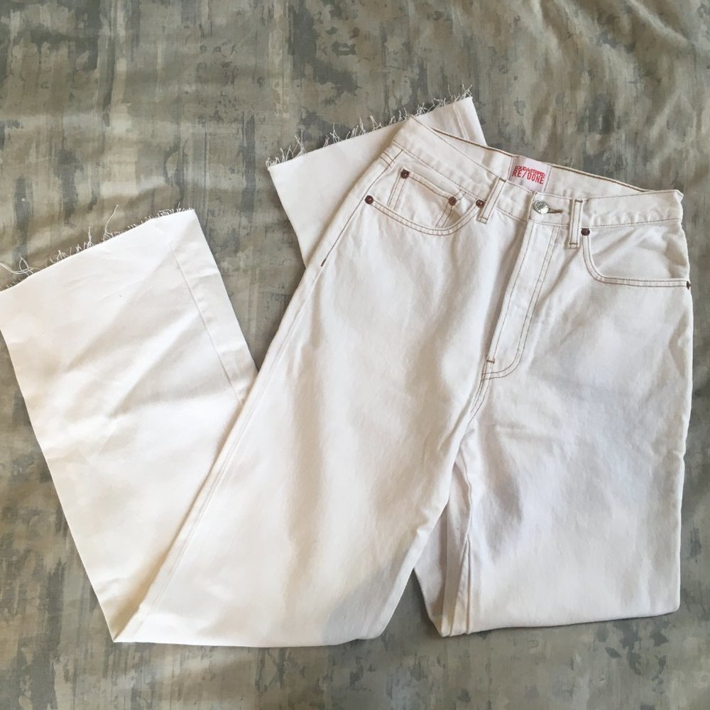 Re/Done x Solid & Striped Wide Leg Jeans